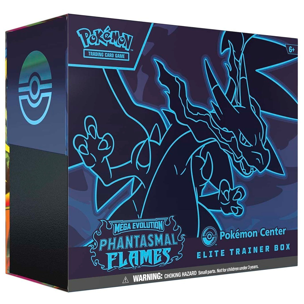 Pokemon TCG: Phantasmal Flames (ME02) Pokemon Center Exclusive Elite Trainer Box PC ETB w/ Protective Case