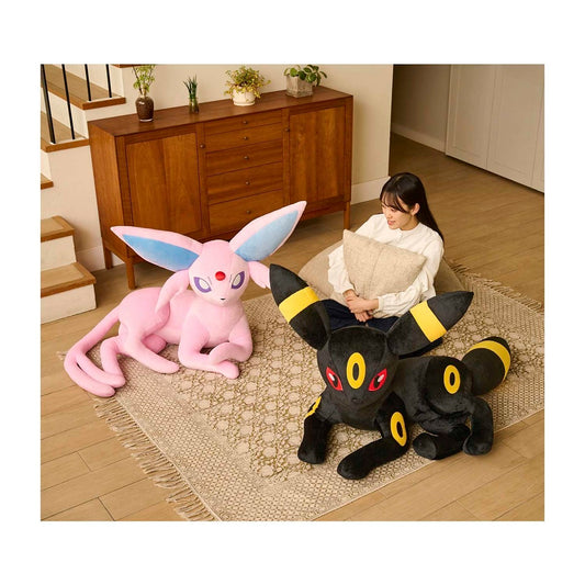 ESPEON Pokémon Center Exclusive Pokédex Life Size Plush 32.75-in (83cm)