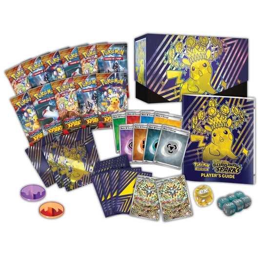 Pokemon TCG: Surging Sparks (SV08) Pokemon Center Exclusive Elite Trainer Box PC ETB w/ Protective Case