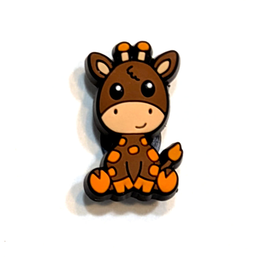 GIRAFFE - Single Shoe Charm From The Cute Exotic Animal Collection