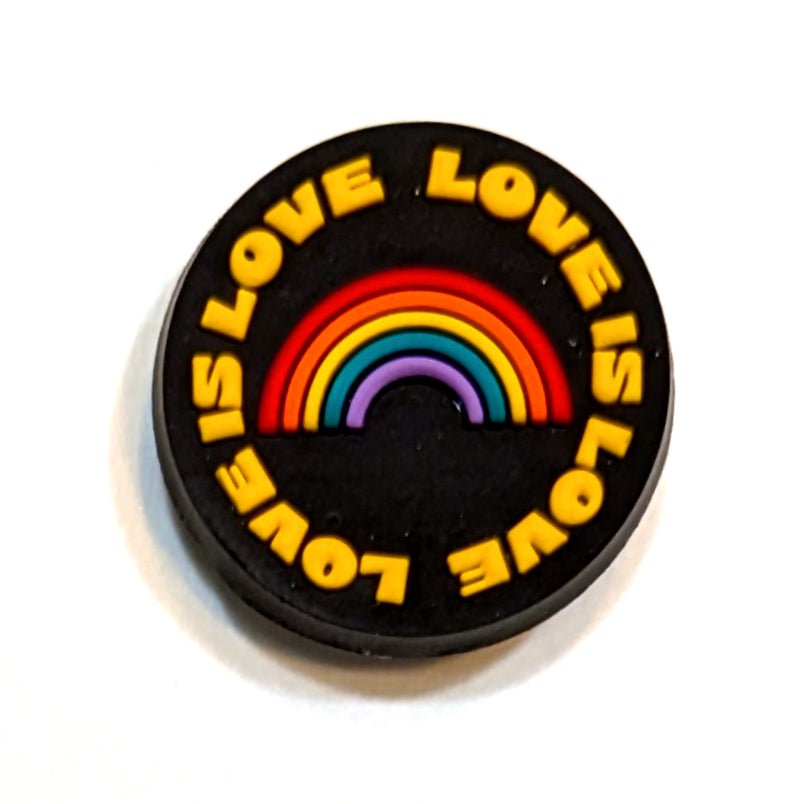 LOVE IS LOVE - Single Shoe Charm From The LGBTQ+ Pride Collection