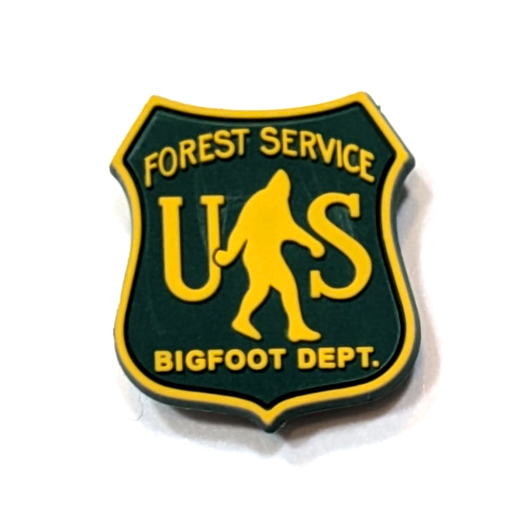 U.S. FOREST SERVICE BIGFOOT DEPARTMENT - Single Shoe Charm From The Bigfoot Collection