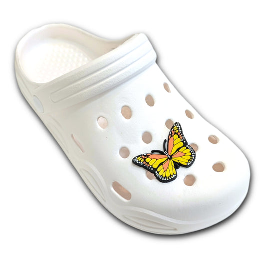 YELLOW BUTTERFLY - Single Shoe Charm From The Butterfly Collection