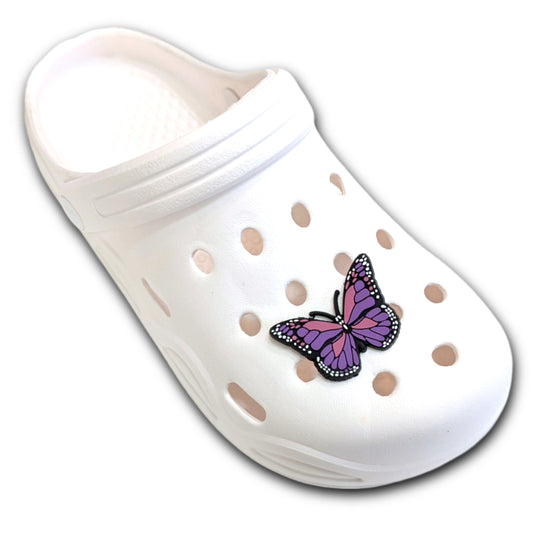 PURPLE BUTTERFLY - Single Shoe Charm From The Butterfly Collection