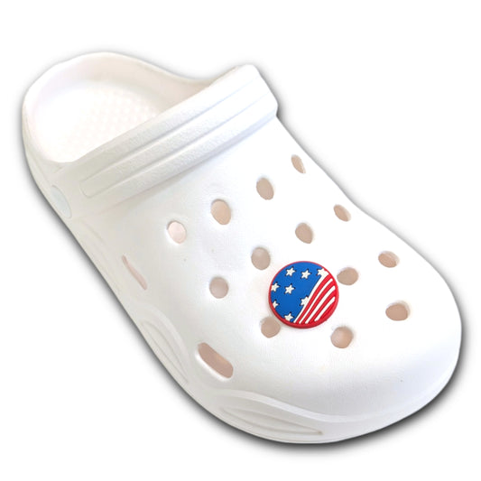AMERICAN FLAG HORIZON - Single Shoe Charm From The Patriotic Collection