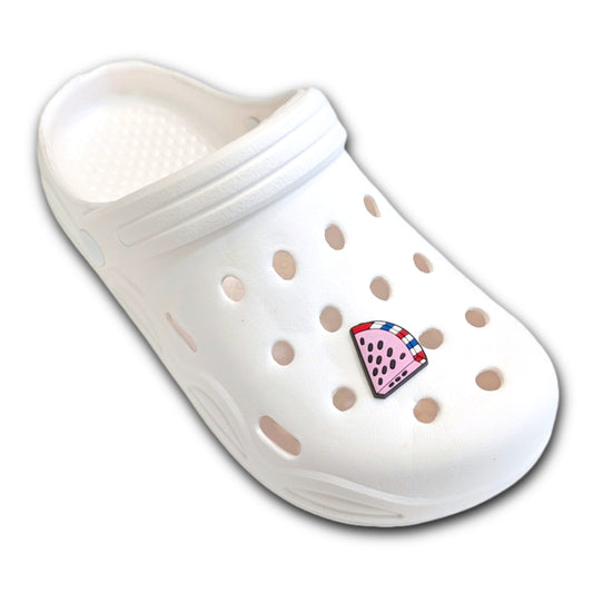 STRIPED WATERMELON - Single Shoe Charm From The Patriotic Collection