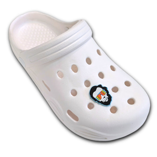 ABE WITH REFECTIVE GLASSES - Single Shoe Charm From The Retro Collection