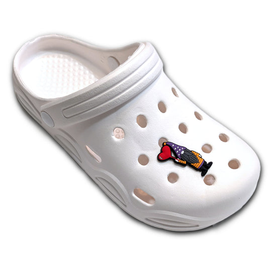 STRIPED GNOME - Single Shoe Charm From The Romantic Gnome Collection