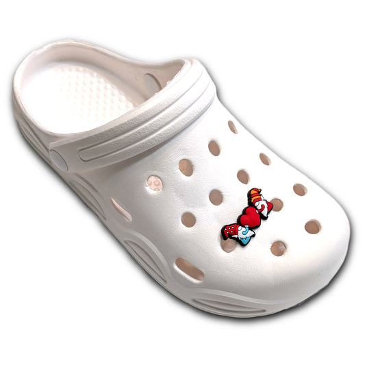 TWO GNOMES, ONE HEART - Single Shoe Charm From The Romantic Gnome Collection