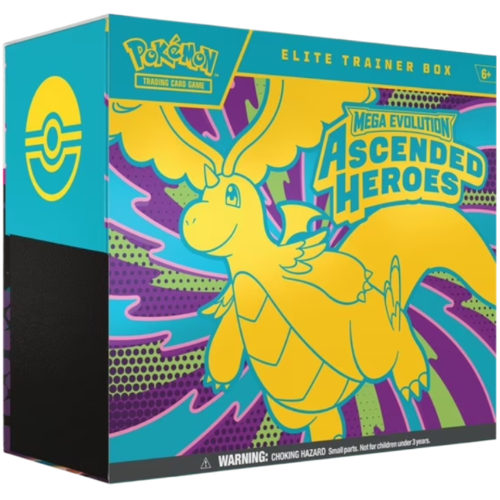 Pokemon TCG: Ascended Heroes (ME2.5) Elite Trainer Box ETB w/ Protective Case