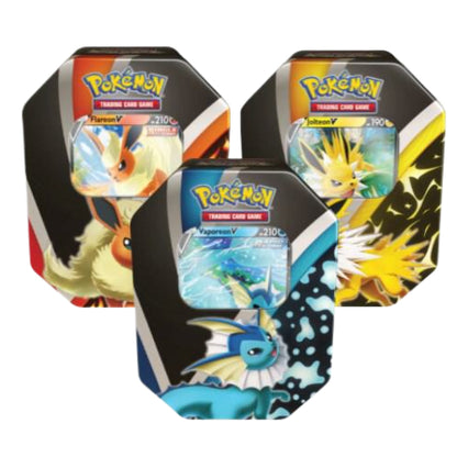 Pokemon TCG: Evolving Skies (SWSH07) Eevee Evolutions Tin Set of 3