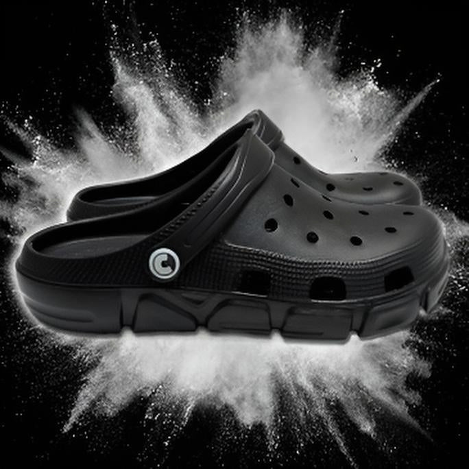 Boy's Black Clogs, Craytown Brand, J3-J6