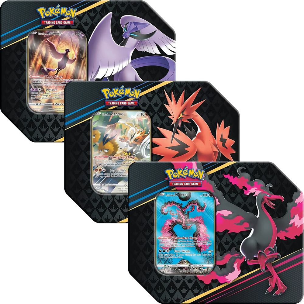 Pokemon TCG: Crown Zenith (SWSH12.5) Crown Zenith Tin Set of 3
