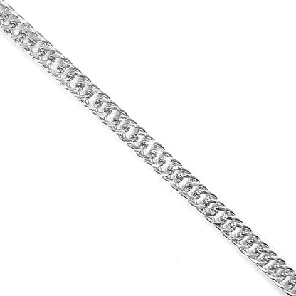 Stainless Steel Chain Necklace 30 Inches Long, 9.5mm Cuban Link, Silver Hip-Hop