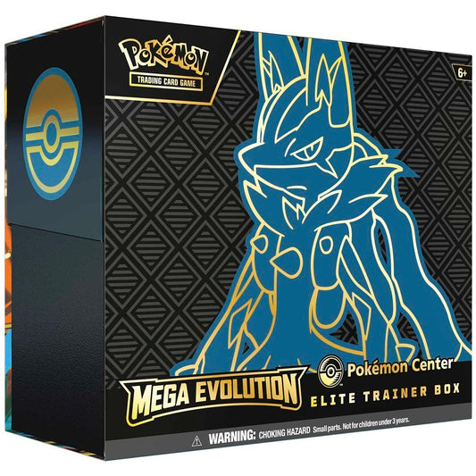 Pokemon TCG: Mega Evolution Base Set (ME01) Pokemon Center Exclusive Elite Trainer Box [Mega Lucario] PC ETB w/ Protective Case