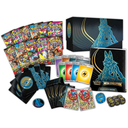 Pokemon TCG: Mega Evolution Base Set (ME01) Pokemon Center Exclusive Elite Trainer Box [Mega Lucario] PC ETB w/ Protective Case