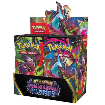 Pokemon TCG: Phantasmal Flames (ME02) Booster Box w/ Protective Case