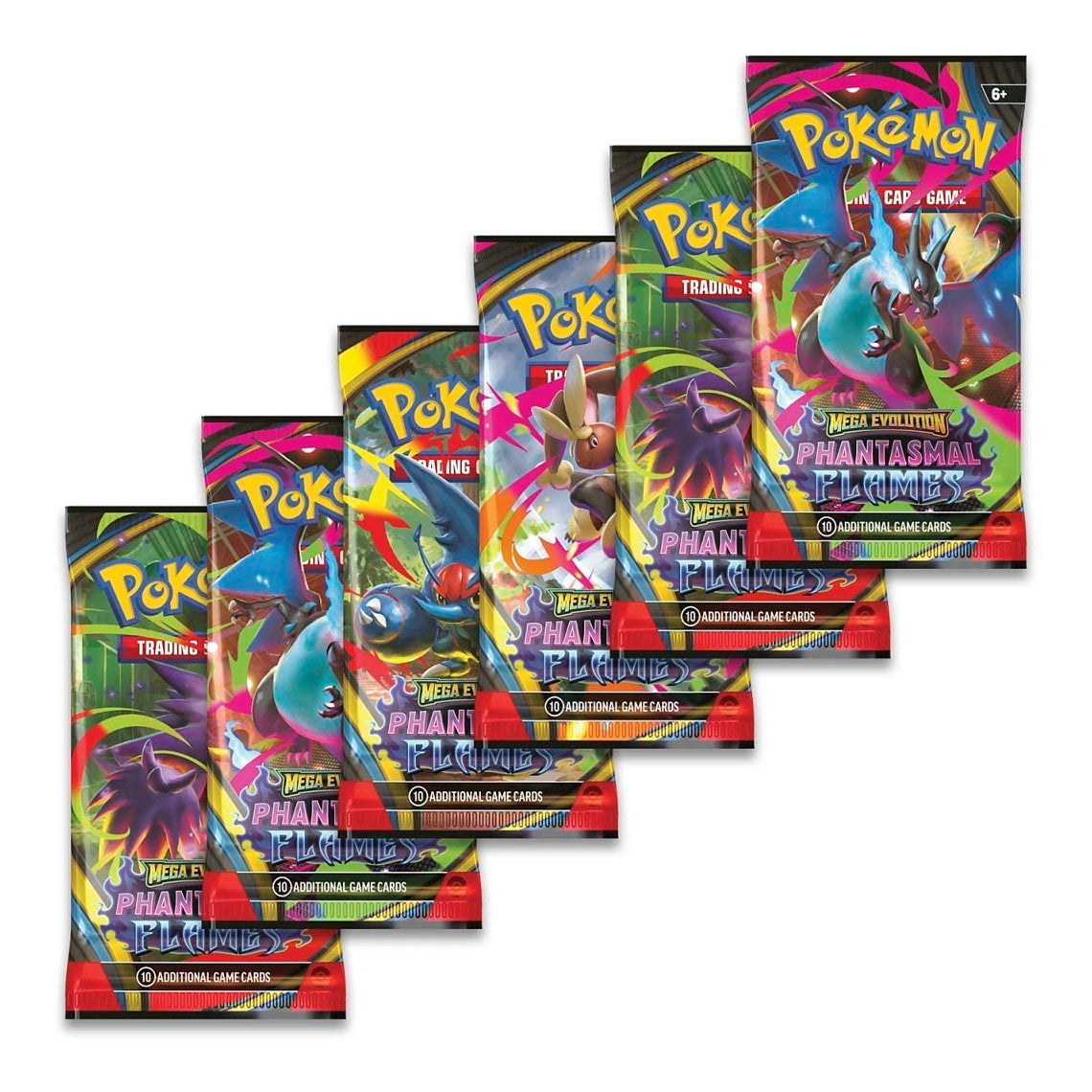 Pokemon TCG: Phantasmal Flames (ME02) Booster Bundle w/ Protective Case