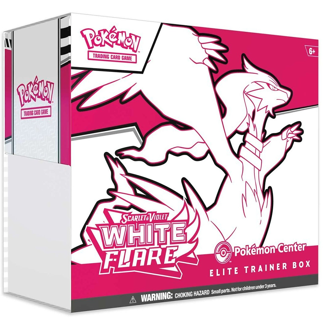 Pokemon TCG: White Flare (RSV10.5) Pokemon Center Exclusive Elite Trainer Box PC ETB w/ Protective Case