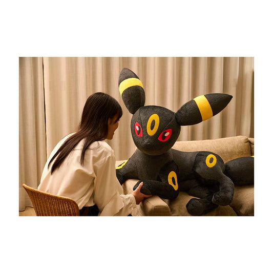 UMBREON Pokémon Center Exclusive Pokédex Life Size Plush 31-in (79cm)