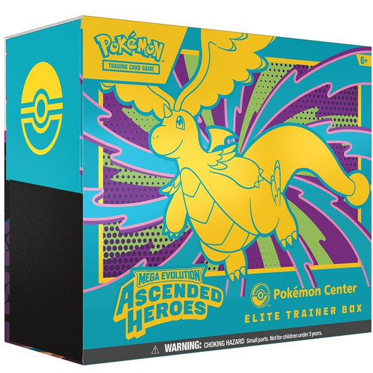 Pokemon TCG: Ascended Heroes (ME2.5) Pokemon Center Exclusive Elite Trainer Box PC ETB w/ Protective Case