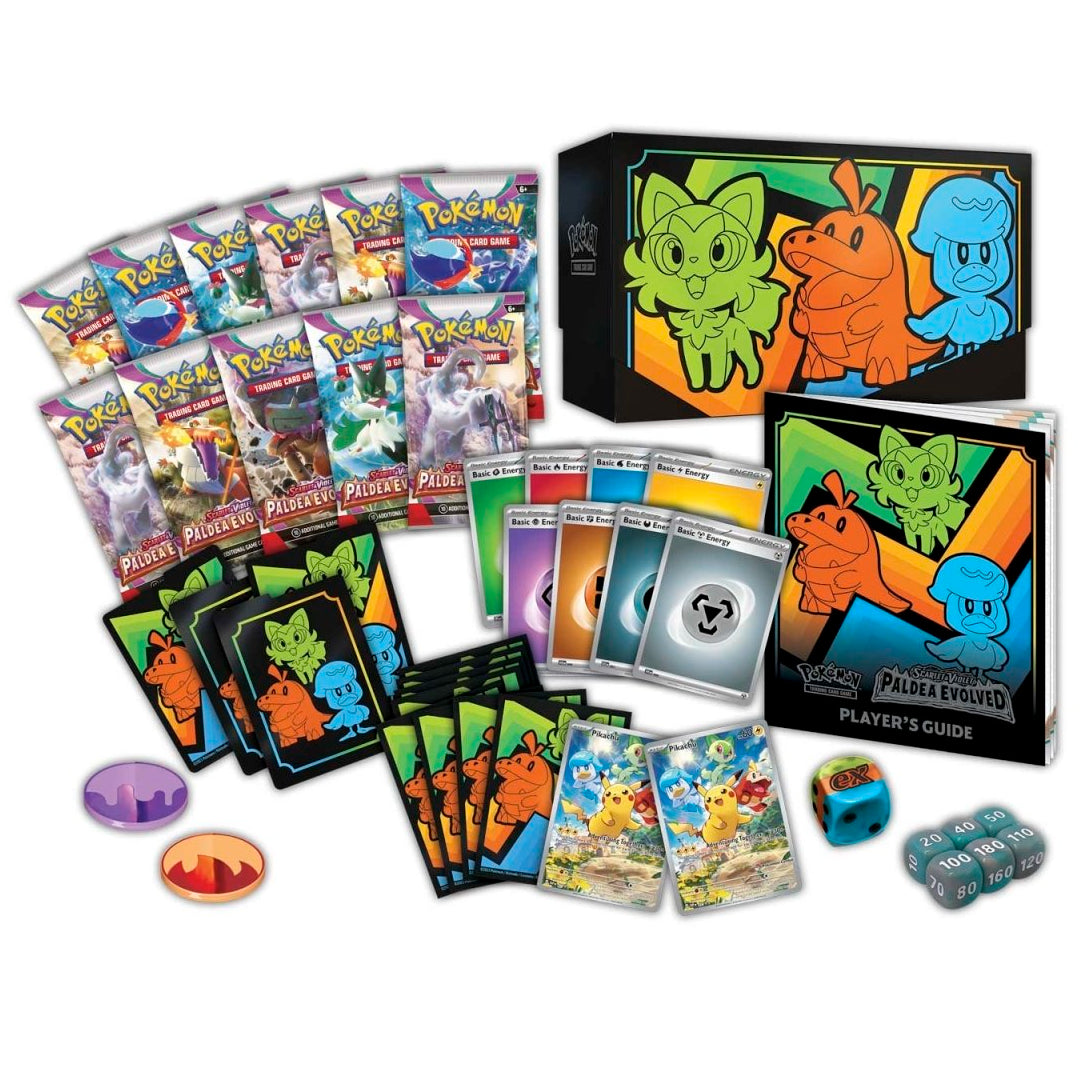 Pokemon TCG: Paldea Evolved (SV02) Pokemon Center Exclusive Elite Trainer Box PC ETB w/ Protective Case