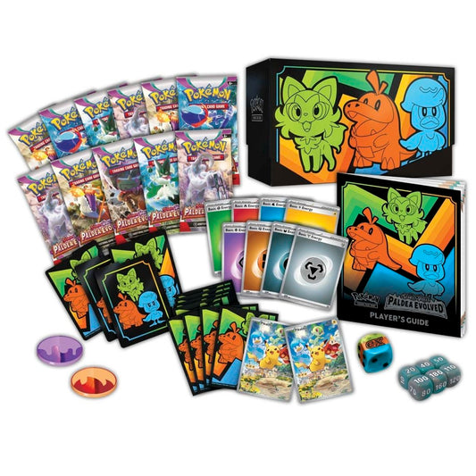 Pokemon TCG: Paldea Evolved (SV02) Pokemon Center Exclusive Elite Trainer Box PC ETB w/ Protective Case