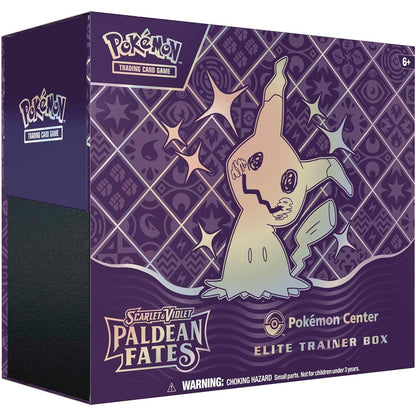 Pokemon TCG: Paldean Fates (SV4.5) Pokemon Center Exclusive Elite Trainer Box PC ETB w/ Protective Case
