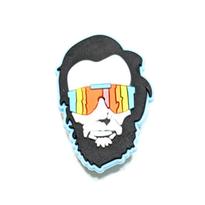 ABE WITH REFECTIVE GLASSES - Single Shoe Charm From The Retro Collection