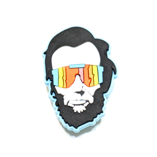 ABE WITH REFECTIVE GLASSES - Single Shoe Charm From The Retro Collection