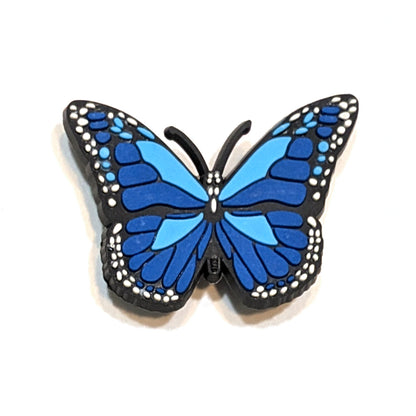 BLUE BUTTERFLY - Single Shoe Charm From The Butterfly Collection