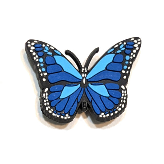 BLUE BUTTERFLY - Single Shoe Charm From The Butterfly Collection