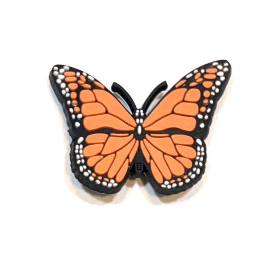 ORANGE BUTTERFLY - Single Shoe Charm From The Butterfly Collection