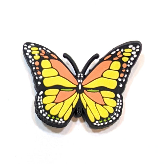 YELLOW BUTTERFLY - Single Shoe Charm From The Butterfly Collection