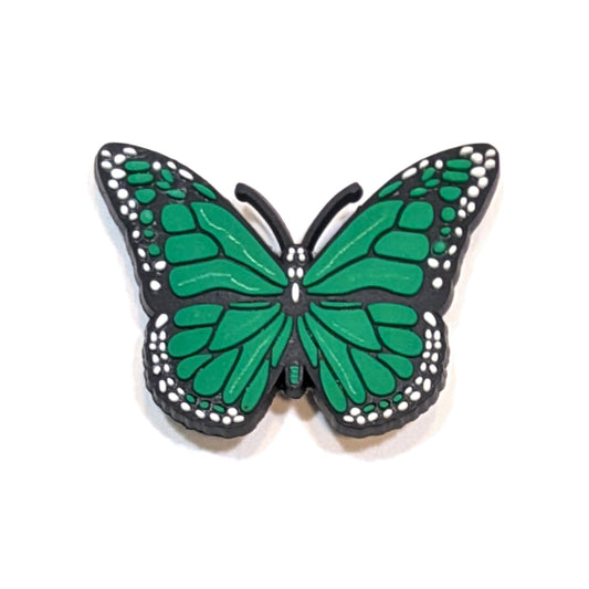 GREEN BUTTERFLY - Single Shoe Charm From The Butterfly Collection