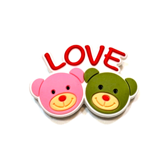 LOVE BEARS - Single Shoe Charm From The Love Bug Collection
