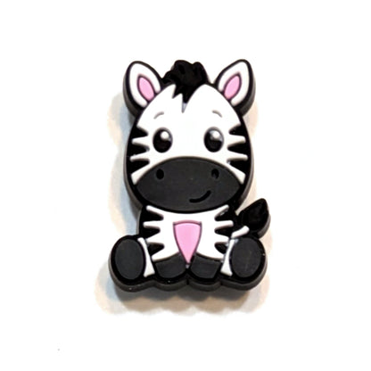 ZEBRA - Single Shoe Charm From The Cute Exotic Animal Collection