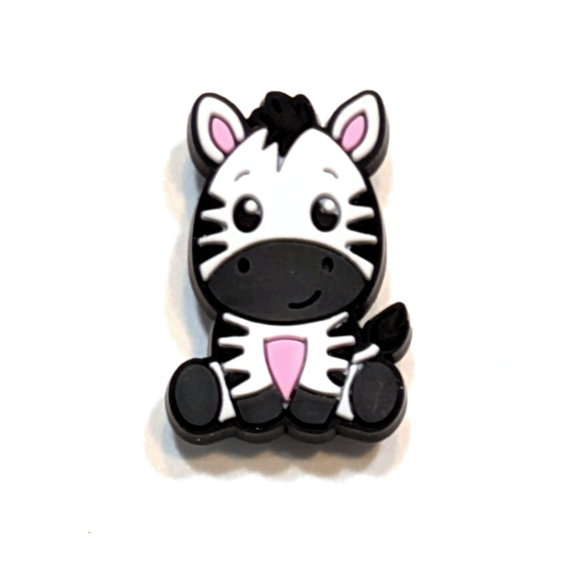 ZEBRA - Single Shoe Charm From The Cute Exotic Animal Collection