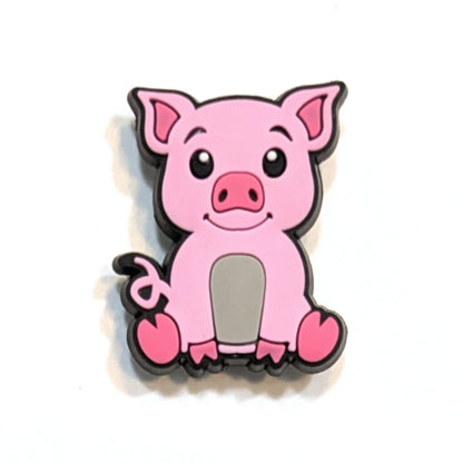 PIG - Single Shoe Charm From The Cute Farm Animal Collection