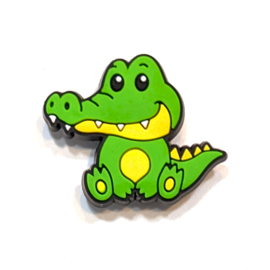 ALLIGATOR - Single Shoe Charm From The Cute Exotic Animal Collection