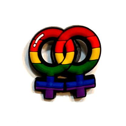 FEMALE GENDER SYMBOLS - Single Shoe Charm From The LGBTQ+ Pride Collection
