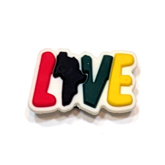 LOVE - Single Clog Charm From The Black Lives Matter Collection