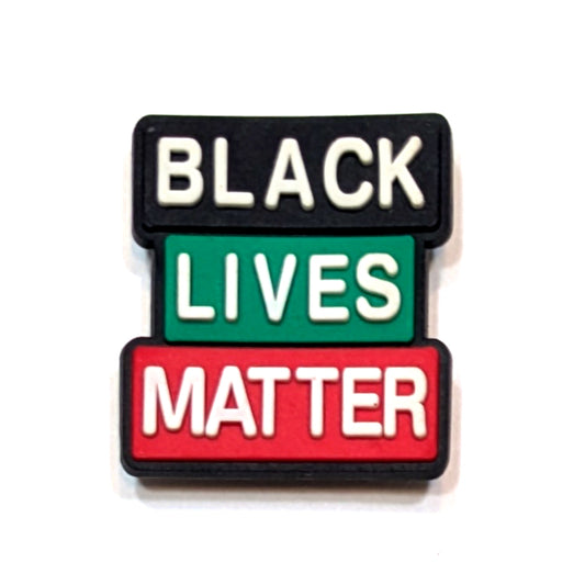 BLACK LIVES MATTER BLOCKS - Single Clog Charm From The Black Lives Matter Collection
