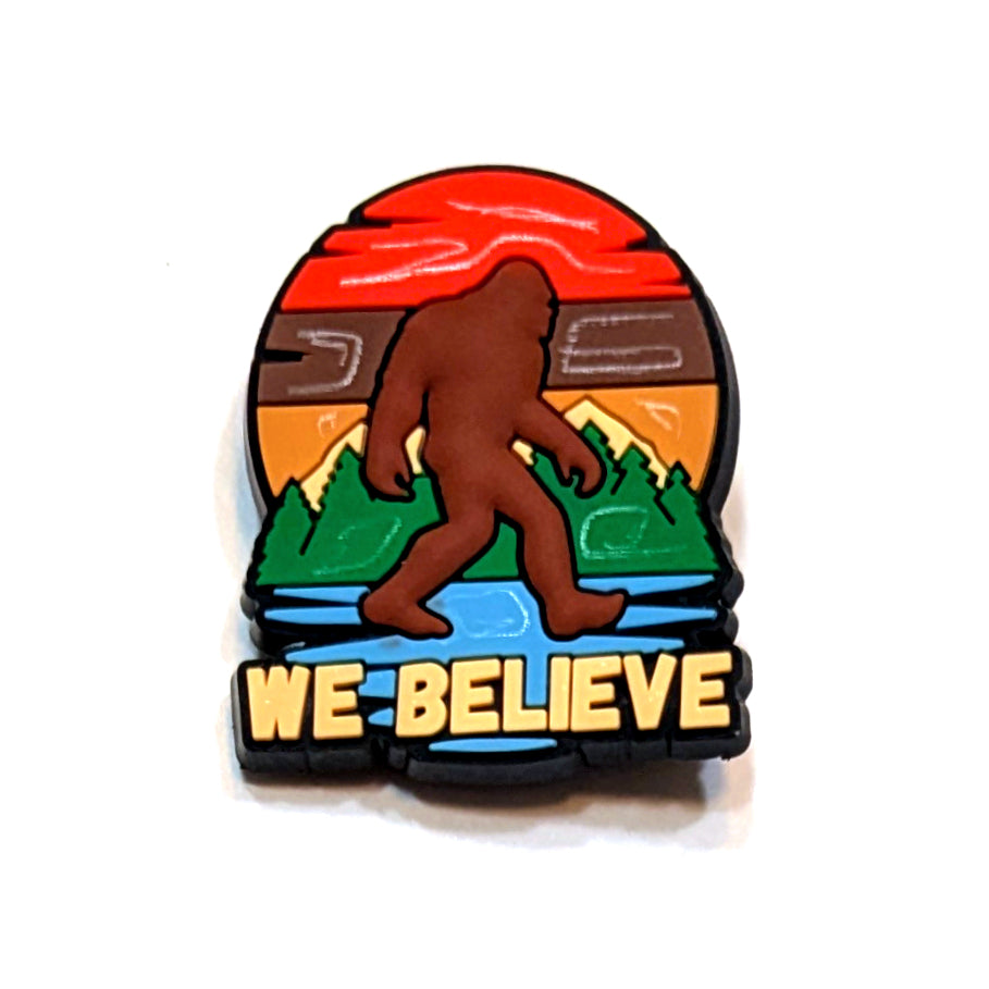 WE BELIEVE - Single Shoe Charm From The Bigfoot Collection