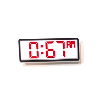 6-7 ALARM CLOCK - Single Shoe Charm From The Six-Seven Collection
