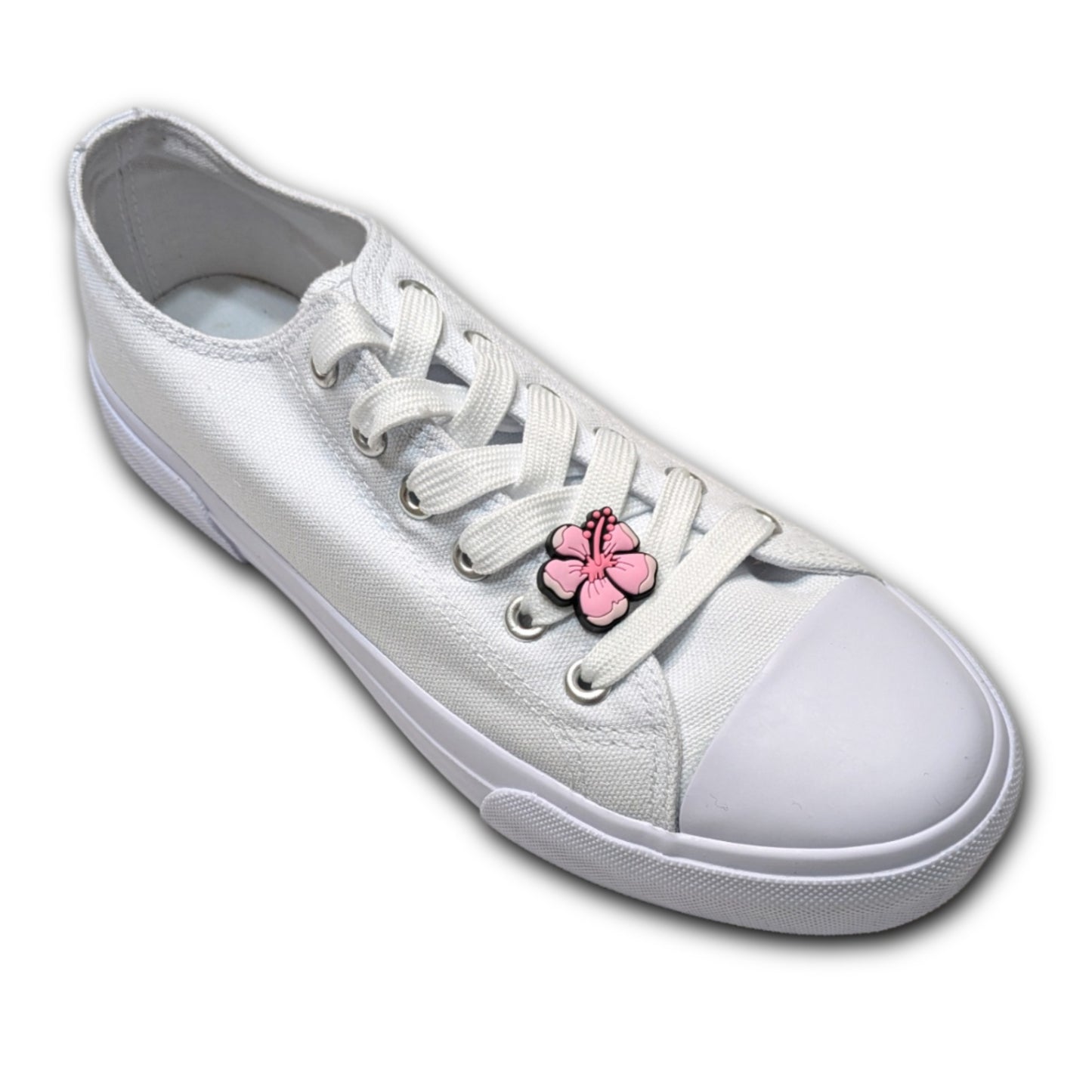 PINK HIBISCUS - Single Shoe Charm From The Butterfly Collection