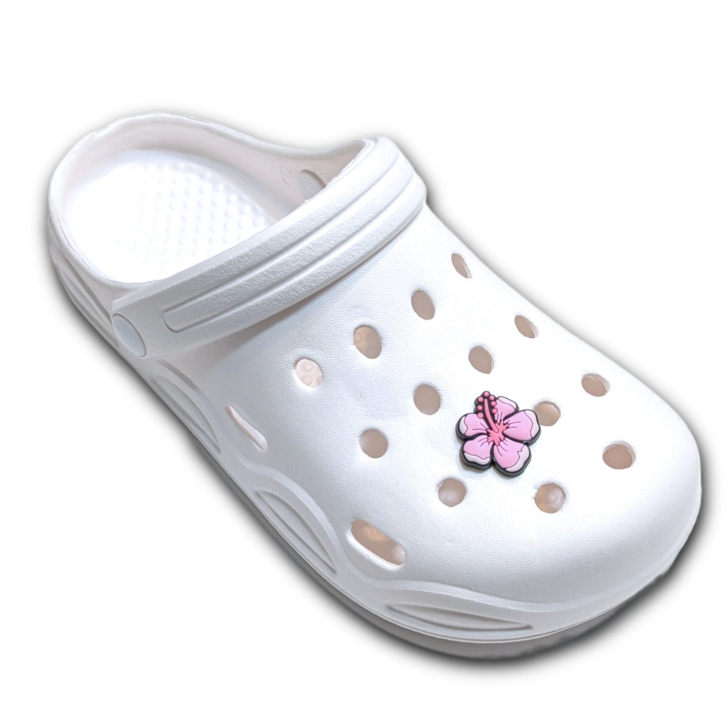PINK HIBISCUS - Single Shoe Charm From The Butterfly Collection