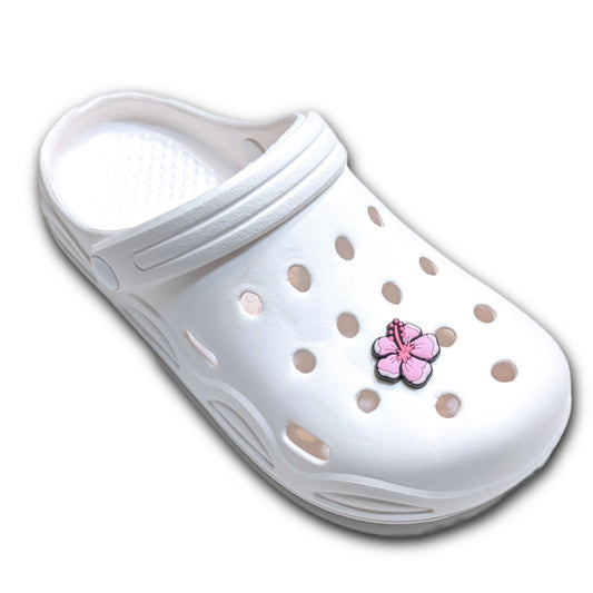 PINK HIBISCUS - Single Shoe Charm From The Butterfly Collection