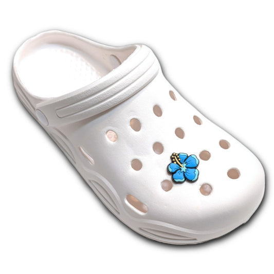 BLUE HIBISCUS - Single Shoe Charm From The Butterfly Collection