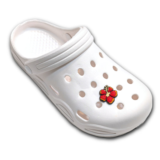 RED HIBISCUS - Single Shoe Charm From The Butterfly Collection